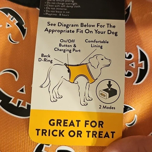 Small Light Up Vest Harness - Picture 4 of 6